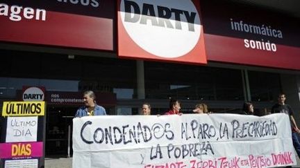 Fermeture des magasins Darty en Espagne. (AFP)