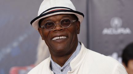 L'acteur am&eacute;ricain Samuel L. Jackson &agrave; Hollywood, en Californie, le 11 avril 2012. (DANNY MOLOSHOK / REUTERS)