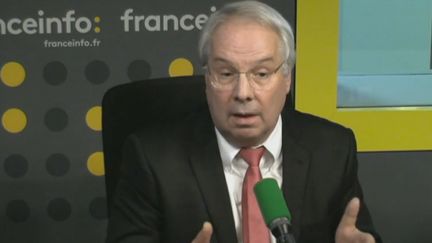 Marc Rochet, le président des compagnies aériennes Air Caraïbes et French Blue, sur franceinfo le 20 septembre 2016 (RADIO FRANCE / CAPTURE D'ÉCRAN)