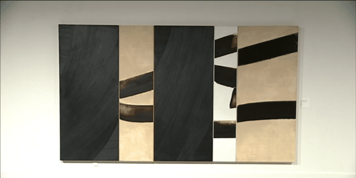 Oeuvre de Pierre Soulages exposés au Creusot
 (France 3)