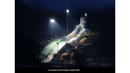 L’entrepreneur Akhmed Bilalov, chargé de la construction du complexe de saut à ski, a été limogé en février 2013 par Vladimir Poutine. Il était accusé d’avoir pris deux ans de retard dans les travaux, faisant passer leur coût de 30 millions d'euros à 200.
  ( AFP/Vitaliy Belousov/RIA Novosti  )