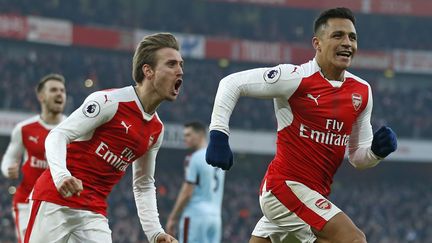 Alexis Sanchez donne la victoire à Arsenal. (IAN KINGTON / AFP)