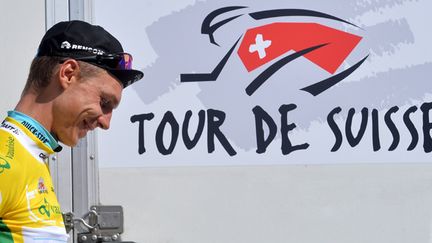 La joie de Tony Martin, toujours leader sur le Tour de Suisse (DE WAELE TIM / TDWSPORT SARL)