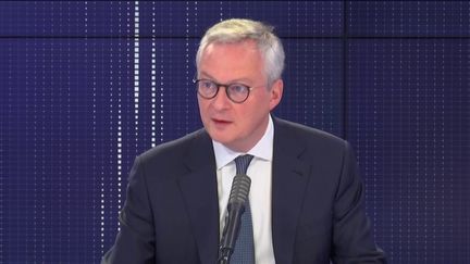 Bruno Le Maire, ministre de l’Économie et des Finances, était l'invité du "8h30 franceinfo", lundi 15 juin 2020. (FRANCEINFO / RADIOFRANCE)