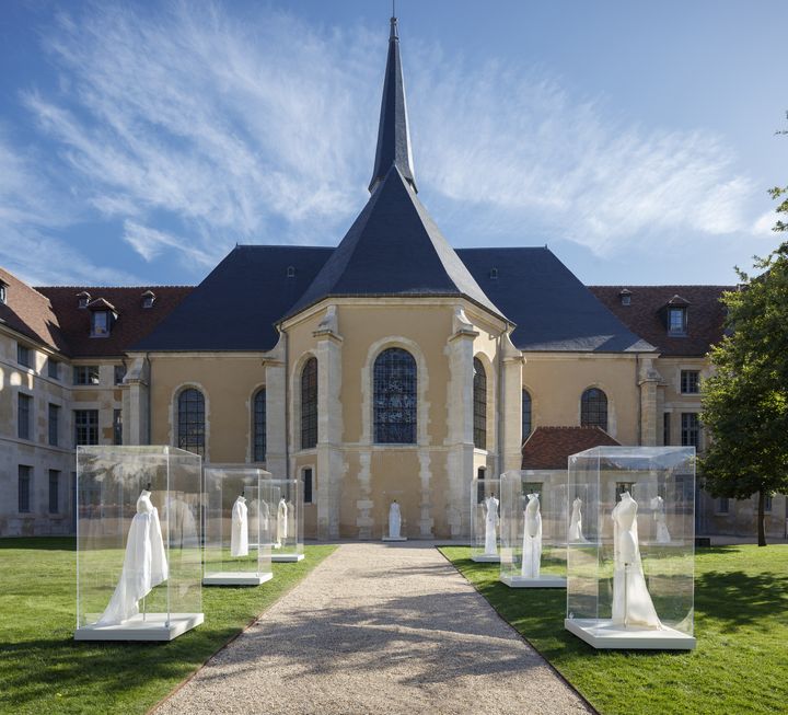 Exposition "Cristobal Balenciaga, le couturier sculpteur" chez Kering au 40 rue de Sèvres à Paris dans le cadre des Journées du patrimoine, le 19 septembre 2019 (BALENCIAGA/ERIC SANDER)