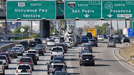 La ville de Los Angeles est connue pour être très embouteillée. (FREDERIC J. BROWN / AFP)