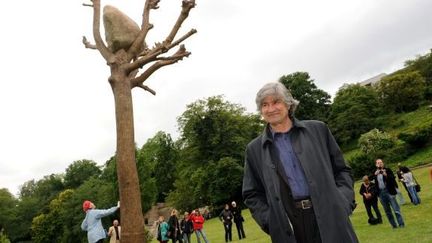 Giuseppe Penone inaugure son oeuvre &quot;Idee di Pietra&#039; Kassel, Allemagne, 21 juin 2010
 (Zucchi Uwe/DPA/MAXPPP)