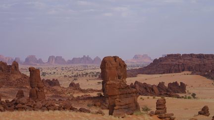 Paysage du Tibesti au nord du Tchad. (D?SIR?E VON TROTHA / PICTURE ALLIANCE)