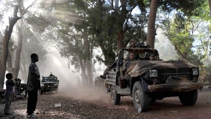 Des soldats fran&ccedil;ais &agrave; Niono (Mali), le 20 janvier 2013. (ISSOUF SANOGO / AFP)