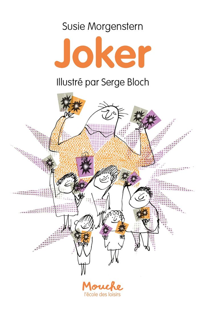 Couverture de "Joker", de Suzy Morgenstern, illustré par Serge Bloch, 2021 (L'école des loisirs)