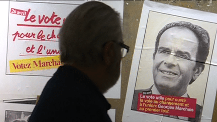 L'exposition Georges Marchais
 (France 3 Culturebox capture d&#039;écran)