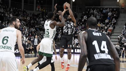 L'ASVEL a perdu son match d'Euroligue face au Panathinaïkos, vendredi 11 février. (JO?L PHILIPPON / MAXPPP)