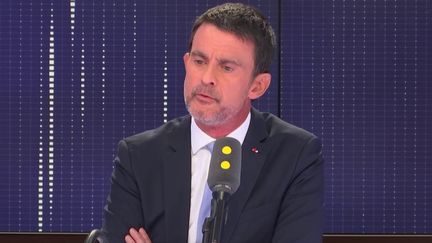 Manuel Valls, ancien Premier ministre, invité de franceinfo, mardi 27 mars 2018. (CAPTURE D'ECRAN/FRANCEINFO)