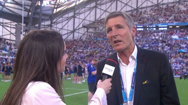 Le président du Stade Rochelais félicite son entraîneur, ses joueurs et tous ses supporters. Vincent Merling savoure ce titre après la désillusion de l'an dernier face au Stade Toulousain.