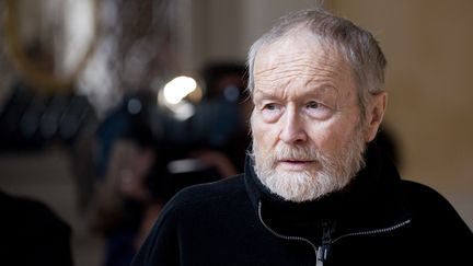 Maurice Agnelet arrive au tribunal de Rennes (Ille-et-Vilaine), o&ugrave; il est jug&eacute; une troisi&egrave;me fois pour le meurtre d'Agn&egrave;s Le Roux, le 17 mars 2014. (JEAN-SEBASTIEN EVRARD / AFP)