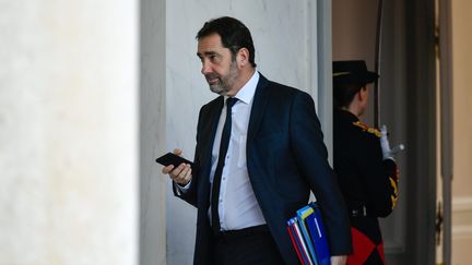 Le ministre de l'Intérieur Christophe Castaner, mercredi 13 février 2019 au palais de l'Elysée. (MAXPPP)