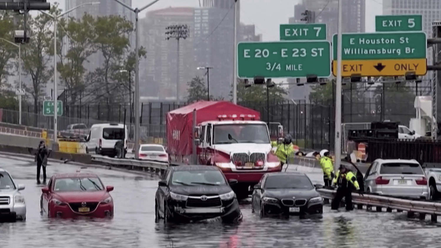 New York staat voor hoog water