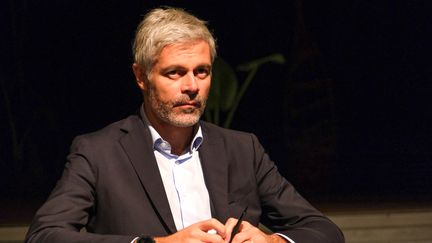 Le président de la région Auvergne-Rhône-Alpes, Laurent Wauquiez, à Montelier (Drôme), le 25 novembre 2022. (NICOLAS GUYONNET / HANS LUCAS / AFP)