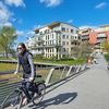 Harmmaby Sjöstad&nbsp;est un&nbsp;quartier emblématique de Stockholm : il s'agit d'un "écoquartier", construit à partir de 1998, l'un des premiers du genre en Europe. (BENJAMIN ILLY / RADIO FRANCE)