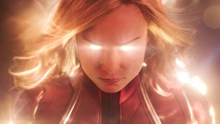 Brie Larson dans "Captain Marvel" de Anna Boden et Ryan Fleck
 (Chuck Zlotnick ©Marvel Studios 2019 )