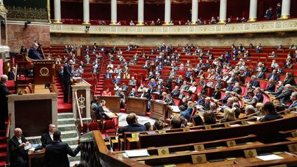 Le Premier ministre Edouard Philippe face aux députés, à l'Assemblée nationale, à Paris, le 3 mars 2020. (LUDOVIC MARIN / AFP)