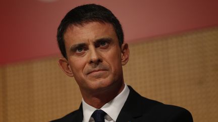 Le Premier ministre, Manuel Valls, mardi 3 novembre 2015 à Sciences Po, à Paris. (THOMAS SAMSON / AFP)