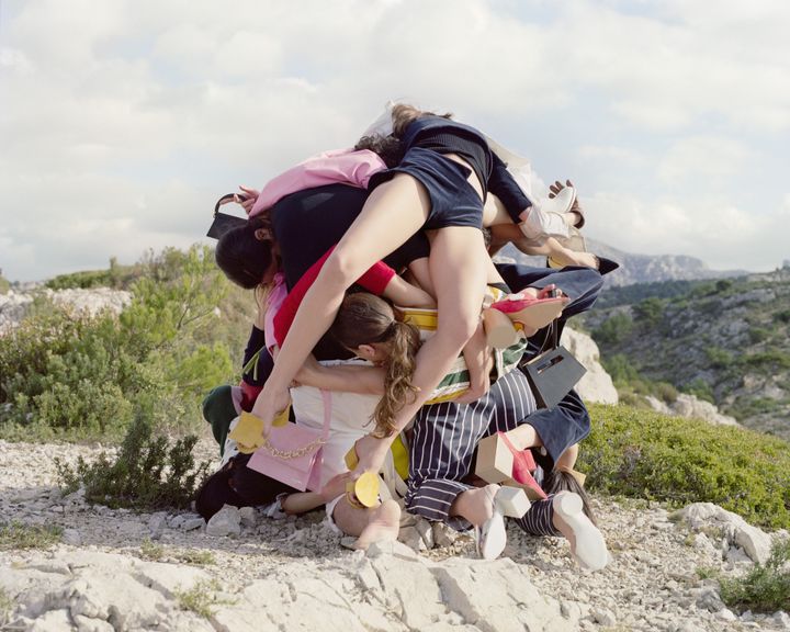 Installation de Simon Porte Jacquemus à Marseille, mai 2017
 (Luraschi)