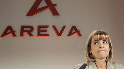 Anne Lauvergeon, ancienne patronne d'Areva, lors d'une conf&eacute;rence de presse en 2010 &agrave; Paris. (JOEL SAGET / AFP)