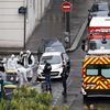 Après l'attaque survenue devant les anciens locaux de "Charlie Hebdo", à Paris, le 25 septembre 2020. (MAXPPP)