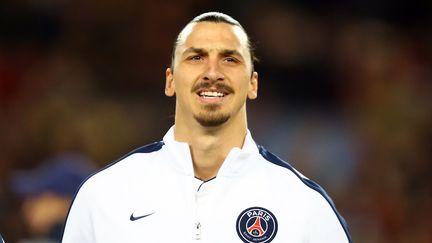 Zlatan Ibrahimovic lors d'un match &agrave; Bracelone, en Espagne, le 10 d&eacute;cembre 2014. (MANUEL BLONDEAU / AOP PRESS / AFP)