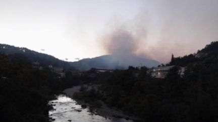 Les incendies dans le Gard. (France 2)