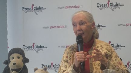 Jane Goodall.  (BERNARD THOMASSON / RADIO FRANCE)