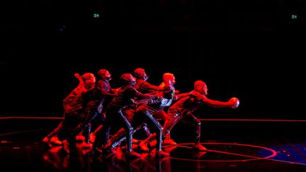 Le Cirque du Soleil à Barcelone, le 3 octobre 2019 (ENRIC FONTCUBERTA/EFE / EFE / SIPA)