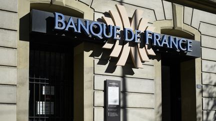 Façade de la succursale de la Banque de France à Toulon (Var), le 21 septembre 2021. (MAGALI COHEN / HANS LUCAS / AFP)