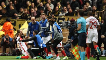 Monaco accède aux demi-finales de Ligue des champions (VALERY HACHE / AFP)