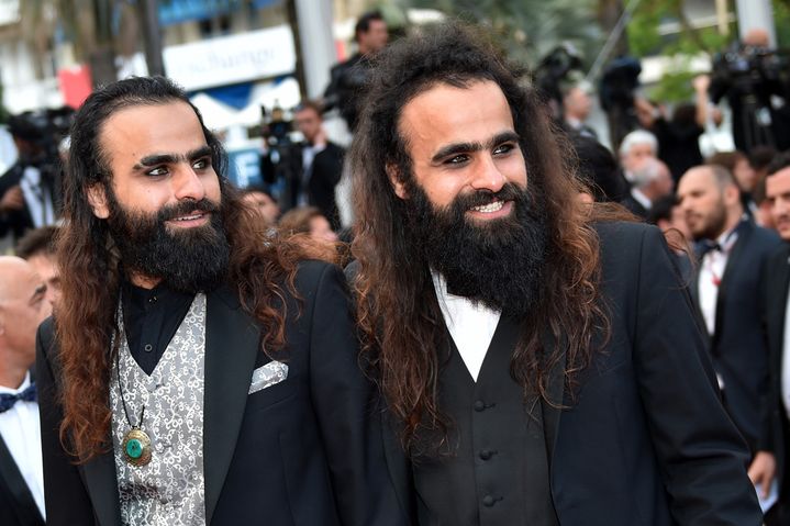 Les frères Nasser à Cannes en 2015
 (BERTRAND LANGLOIS / AFP)