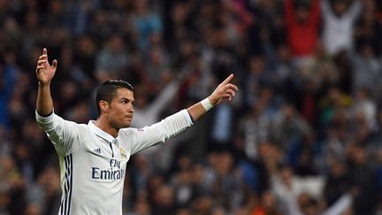 Ronaldo (Real Madrid) bourreau de son ancien club le Sporting Portugal (GERARD JULIEN / AFP)