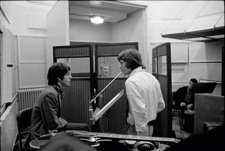 Record Studio, Londres, 1966.
 (Gered Mankowitz - Courtesy Galerie de l&#039;Instant, Paris)