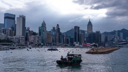 Vue de Hong Kong, le 17 octobre 2021. (BERTHA WANG / AFP)