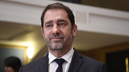 Christophe Castaner au Sénat à Paris, le 16 janvier 2019.&nbsp; (BERTRAND GUAY / AFP)