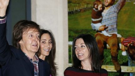 Paul McCartney au Pavillon Populaire de Montpellier (février 2014) pour le vernissage de l'exposition "Linda McCartney, Rétrospective 1965-1997"
 (EPA/MAXPPP)