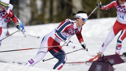 La Norvégienne Marit Bjoergen (ODD ANDERSEN / AFP)