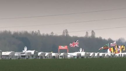 Les supporters flamands viennent en nombre pour encourager les coureurs lors de Paris-Roubaix.&nbsp; (FRANCE 3)