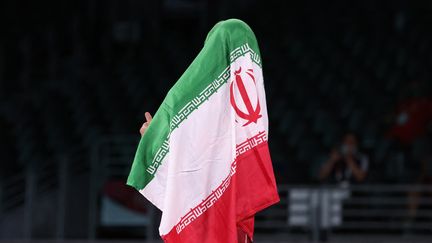 Un athlète iranien aux Jeux olympiques de Tokyo en 2021. Image d'illustration. (JACK GUEZ / AFP)