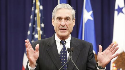 Le procureur spécial américain Robert Mueller, à Washington (Etats-Unis), le 1er août 2013. (JONATHAN ERNST / X90178)