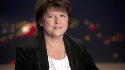 Martine Aubry sur TF1 (10/10/2011) (AFP)