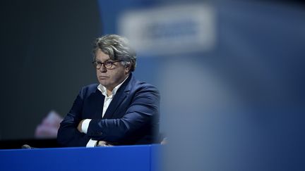 Le député du RN Gilbert Collard, à Metz (Moselle), le 1er mai 2019. (JEAN-CHRISTOPHE VERHAEGEN / AFP)