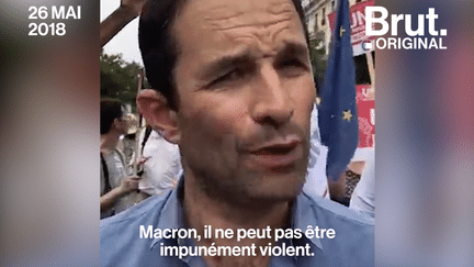 VIDEO. “Macron, il ne peut pas être impunément violent. Il l’est, violent.“, le coup de colère de Benoît Hamon (BRUT)