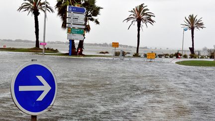 &nbsp; (Palavas dans l'Hérault en partie sous l'eau © MAXPPP)