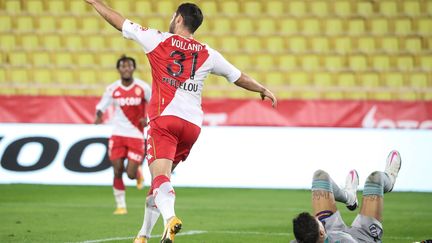 La recrue Kevin Volland a inscrit le quatrième but monégasque (VALERY HACHE / AFP)